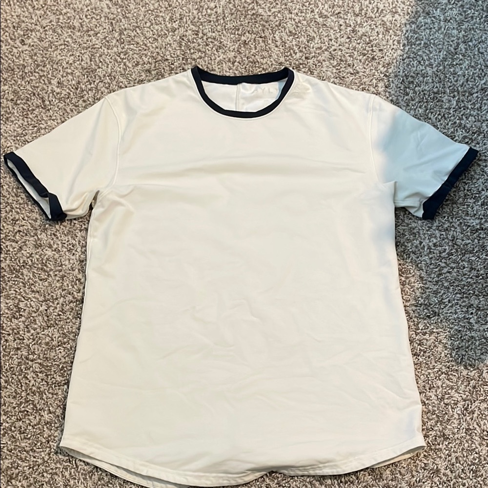 Bylt Basics Ringer Tee - Blue Rim